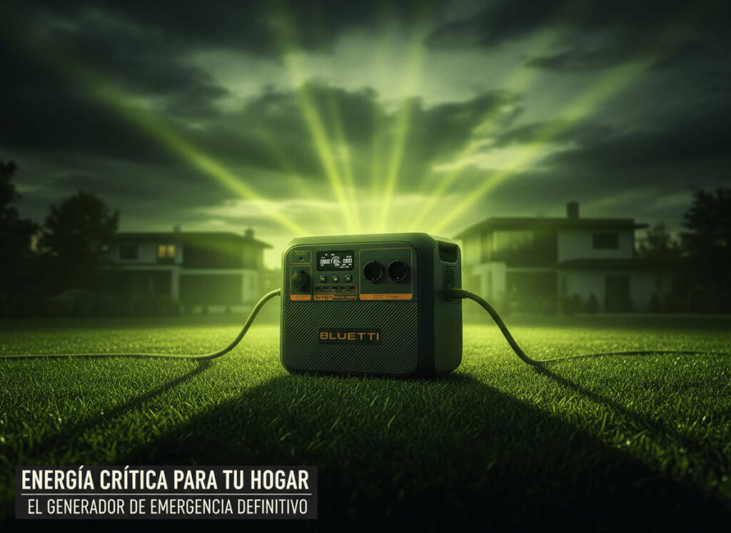 Generador eléctrico de emergencia para casa