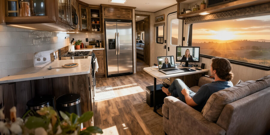Autocaravana con Hub RV5